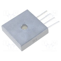 10 pcs : KBPC2506I - Bridge rectifier: single-phase, Urmax: 600V, If: 25A, Ifsm: 270A