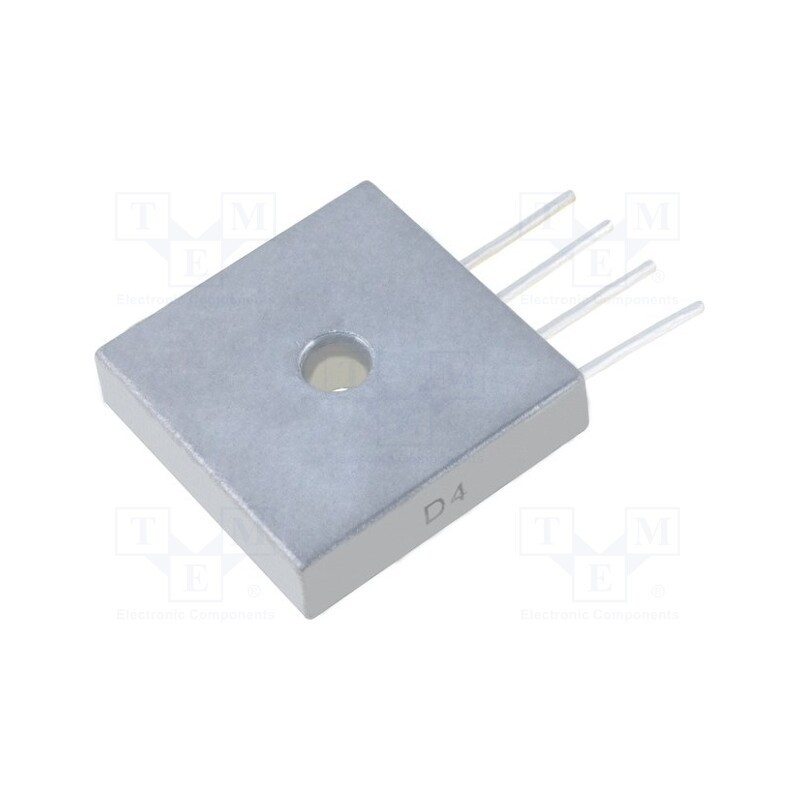 10 pcs : KBPC2506I - Bridge rectifier: single-phase, Urmax: 600V, If: 25A, Ifsm: 270A