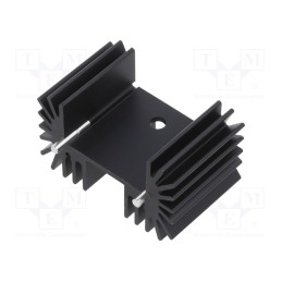 10 pcs : RA-T2X-25E - Heatsink: extruded, TO218,TO220,TO247, black, L: 25mm, W: 42mm, R