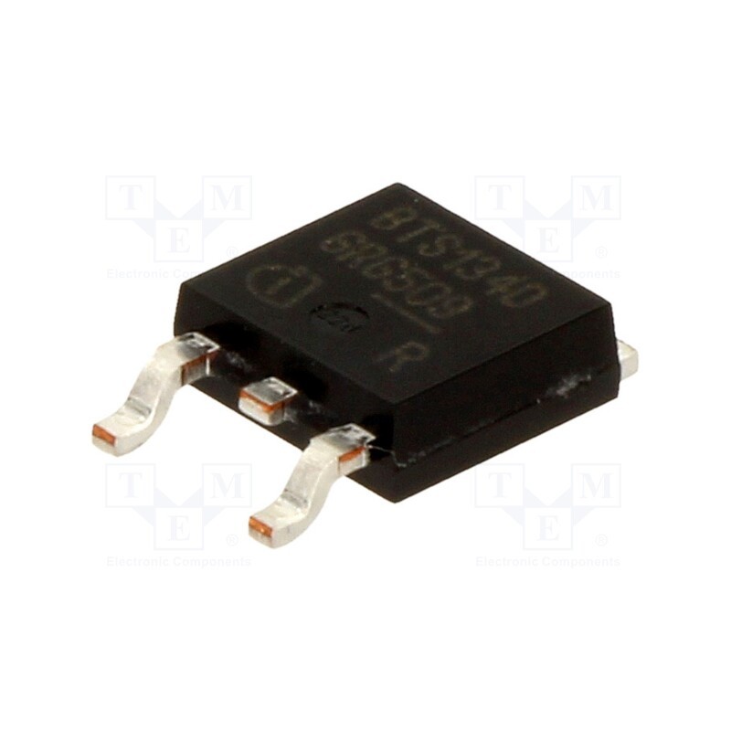 10 pcs : BTS134D - IC: power switch, low-side, 3.5A, Ch: 1, N-Channel, SMD, TO252-3