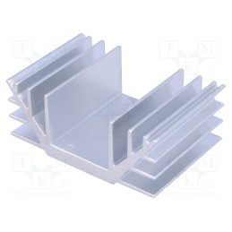 10 pcs : - Heatsink: extruded, U, L: 50mm, W: 74mm, H: 30mm, aluminium