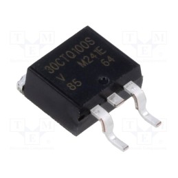 10 pcs : VS-30CTQ100S-M3 - Diode: Schottky rectifying, SMD, 100V, 15Ax2, D2PAK,