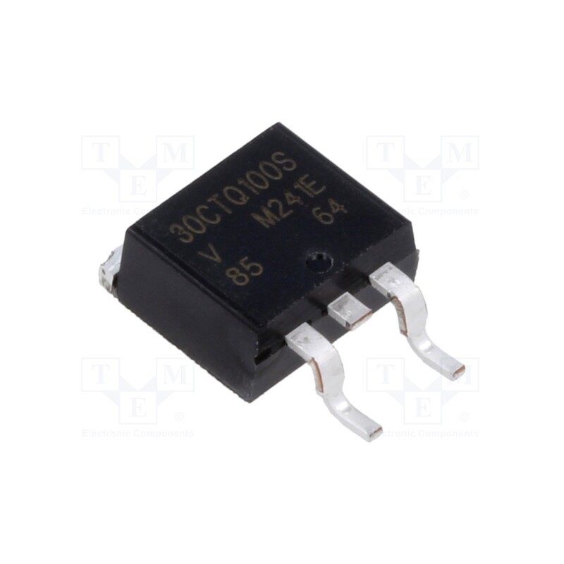 10 pcs : VS-30CTQ100S-M3 - Diode: Schottky rectifying, SMD, 100V, 15Ax2, D2PAK,
