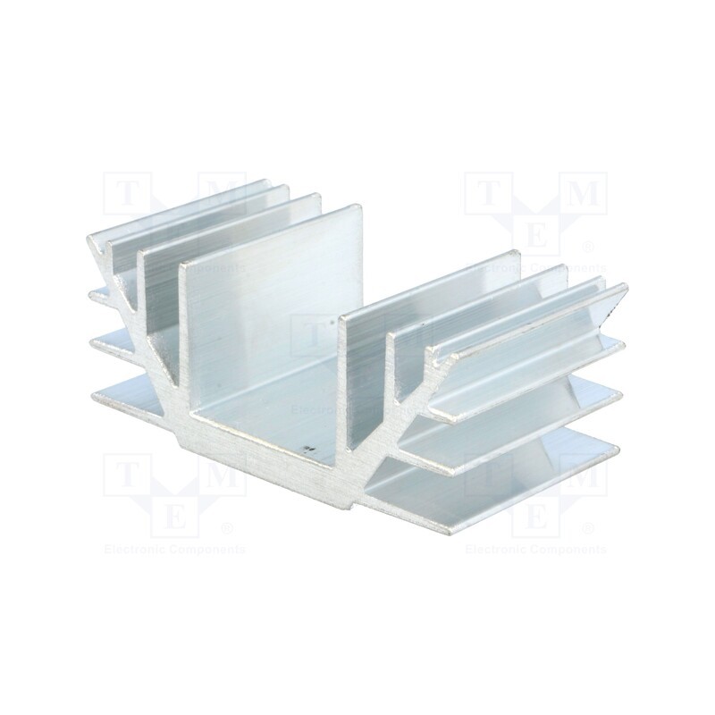 10 pcs : - Heatsink: extruded, U, L: 40mm, W: 74mm, H: 30mm, aluminium