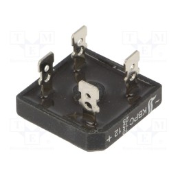 10 pcs : KBPC10/15/2512FP - Bridge rectifier: single-phase, Urmax: 1.2kV, If: 10/15/25A, KBPC