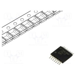 10 pcs : LMV774MTX/NOPB - IC: operational amplifier, 3.5MHz, 2.7÷5.5V, Ch: 4, TSSOP14