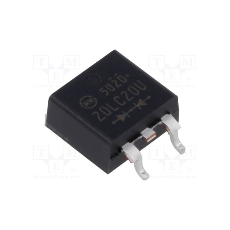 10 pcs : DF20LC20U-7102 - Diode: rectifying, SMD, 200V, 20A, 35ns, STO220 (SC83 similar)