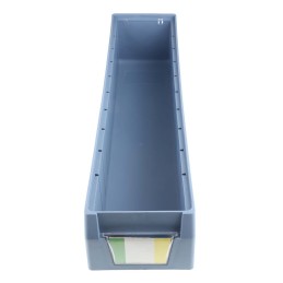 3 pcs - RS PRO PP Storage Bin, 500mm x 117mm, Blue
