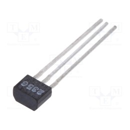 10 pcs : NTE2356 - Transistor: PNP, bipolar, BRT, 50V, 0.1A, 0.3W, TO92, R1: 10kΩ