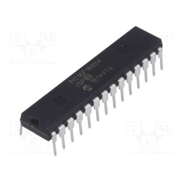 10 pcs : PIC16F18854-I/SP - IC: PIC microcontroller, 7kB, 32MHz, 2.3÷5.5VDC, THT, DIP28, PIC16