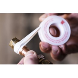 10 pcs - RS PRO White PTFE Tape, 12m x 12mm x 0.075mm