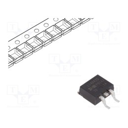 10 pcs : IRL1404ZSTRLPBF - Transistor: N-MOSFET, unipolar, 40V, 120A, Idm: 790A, 230W, D2PAK