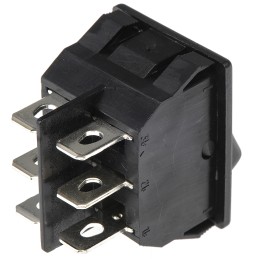 1 pcs - TE Connectivity DPDT, On-Off-On Rocker Switch Panel Mount
