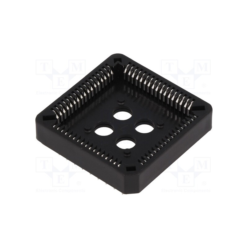 10 pcs : PLCC 68 - Socket: integrated circuits, PLCC68, THT, phosphor bronze, tinned