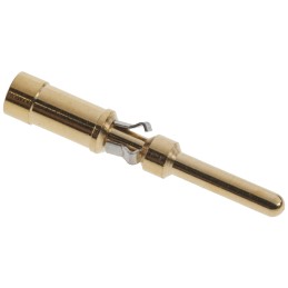 1 pcs - Han Push Pull Male 12A Crimp Contact Minimum Wire Size 1.5mm² Maximum Wire Size 1.5mm² for use with Push Pull Power