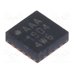 10 pcs : MCP47CMB02-E/MG - IC: D/A converter, 8bit, 3.4Msps, Ch: 2, 1.8÷5.5V, QFN16, -40÷125°C