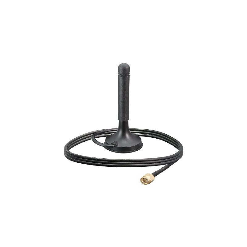 1 pcs - Linx ANT-2.4-MMG1-SMA-1 Whip Multi-Band Antenna with SMA Male Connector, ISM Band