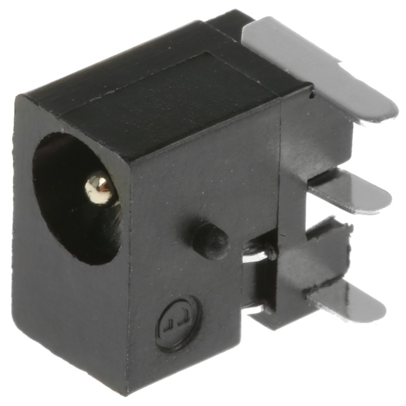 10 pcs - 1613 12 Lumberg PCB Mount Right Angle Industrial Power Socket, Rated At 500mA, 6 V