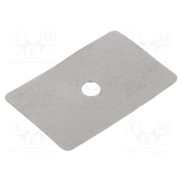 10 pcs : EYGS0204ZLSN - Heat transfer pad: graphite, L: 36.5mm, W: 24mm, Thk: 0.2mm, 20W/mK
