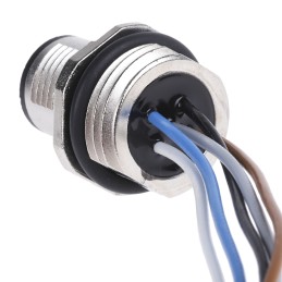 1 pcs - Phoenix Contact Straight Male 5 way M12 to Sensor Actuator Cable, 500mm