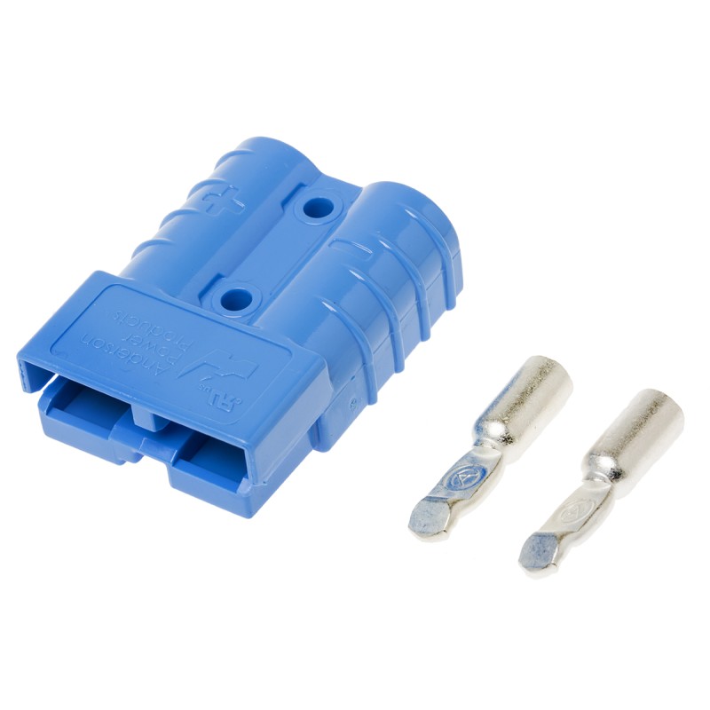 10 pcs - 6331G6 Anderson Power Products, SB50 Series Male 2 Way Battery Connector, 50.0A, 600 V