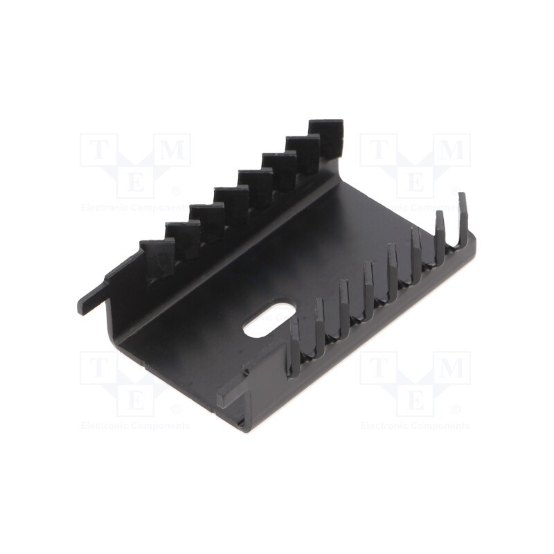 10 pcs : FI307/SE - Heatsink: moulded, TO220, black, L: 12.7mm, W: 30mm, H: 45mm, 13K/W
