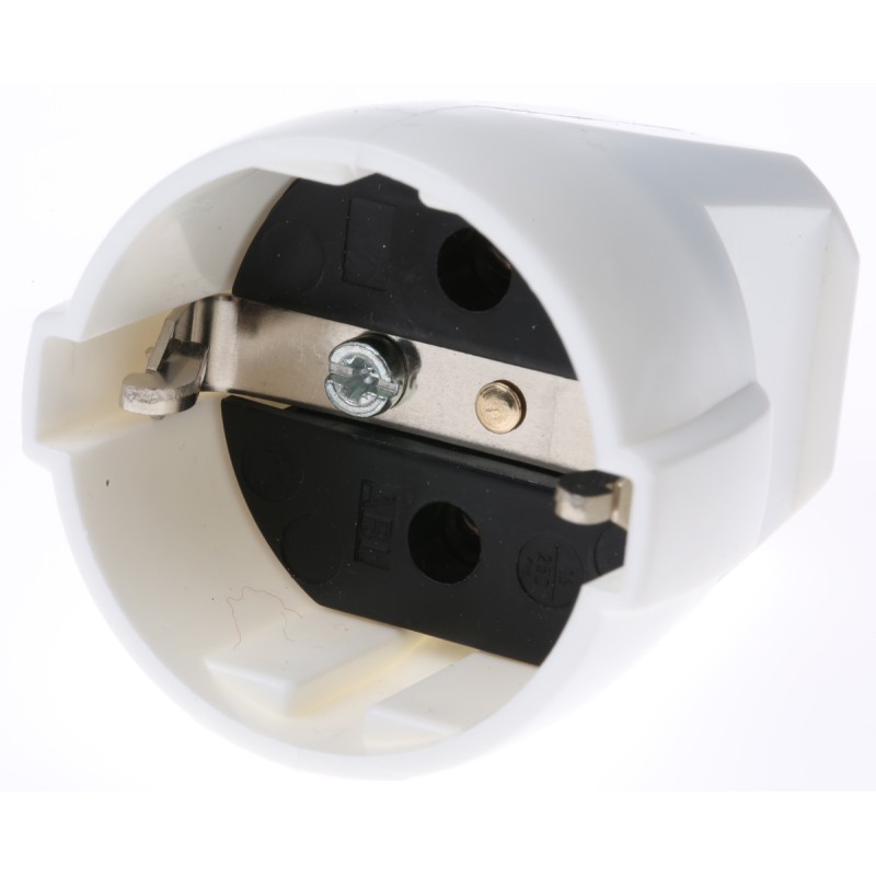 10 pcs - 1176110 ABL Sursum German Mains Sockets, 16A, Cable Mount, 250 V ac