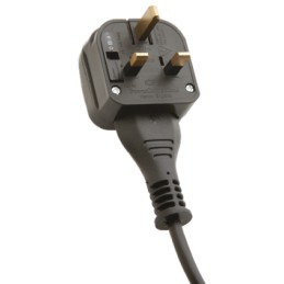 10 pcs - ICP3-BK-R-10A PowerConnections Italy to UK Mains Connector Converter, Rated At 10A