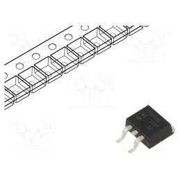 10 pcs : IRF3808STRLPBF - Transistor: N-MOSFET, unipolar, 75V, 75A, Idm: 550A, 200W, D2PAK