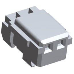 25 pcs - TE Connectivity 2-Way IDC Connector Socket for Cable Mount, 1-Row