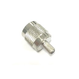 1 pcs - RS PRO, Plug Cable Mount TNC Connector, 50Ω, Straight Body