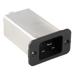 1 pcs - EPCOS 16A, 250 V ac/dc Panel Mount IEC Inlet Filter B84771A0016A000, Tab