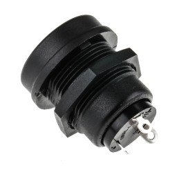 1 pcs - Bulgin Miniature Power Connector Panel Mount Socket, Solder Termination, 3A, 250 V ac