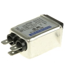 1 pcs - RS PRO 6A, 250 V ac Male Panel Mount IEC Filter , Faston None Fuse