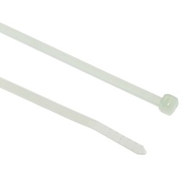1 Bag of 100 - Thomas & Betts Cable Ties, 205mm x 3.6 mm, Green Nylon, Pk-100