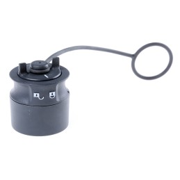 1 pcs - Bulgin 6000 Female Dust Cap, Shell Size 32 IP66, IP68, IP69K Rated, Thermoplastic