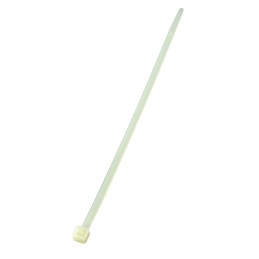 1 Bag of 100 - RS PRO Cable Tie, 300mm x 4.8 mm, Natural Nylon