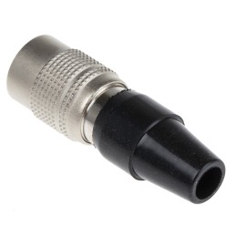1 pcs - Hirose Circular Connector, 6 Contacts, Cable Mount, Miniature Connector, Plug, Male, HR10 Series