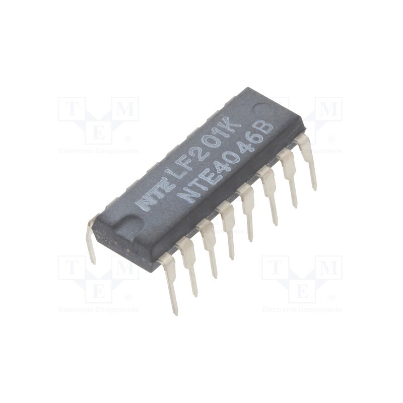 10 pcs : NTE4046B - IC: digital, phase-locked loop, CMOS, 3÷18VDC, THT, DIP16