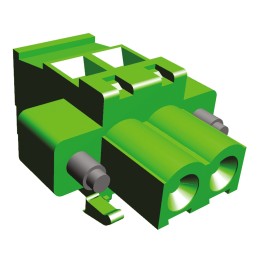 1 pcs - TE Connectivity 5.08mm Pitch 2 Way Pluggable Terminal Block, Plug, Panel Mount, Solder Termination