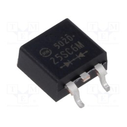 10 pcs : DF25SC6M-7102 - Diode: Schottky rectifying, SMD, 60V, 25A, SC83,