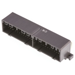 1 pcs - TE Connectivity, MULTILOCK 040/070 Female Connector Housing, 48 Way, 2 Row Right Angle
