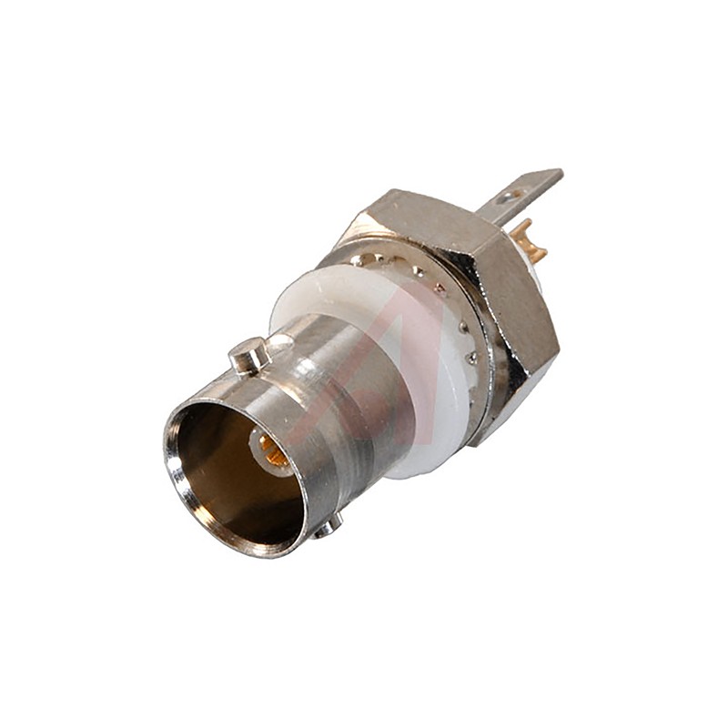1 pcs - Cinch Connectors, jack Panel Mount BNC Connector, 50Ω, Solder Termination, Straight Body