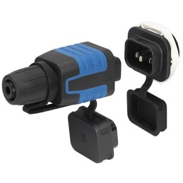 1 pcs - Schurter S16 Panel Mount IEC Connector Male, 10A, 250 V