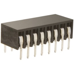 100 pcs - HARWIN Right Angle Through Hole Mount PCB Socket, 16-Contact, 2-Row, 2.54mm Pitch, Solder Termination