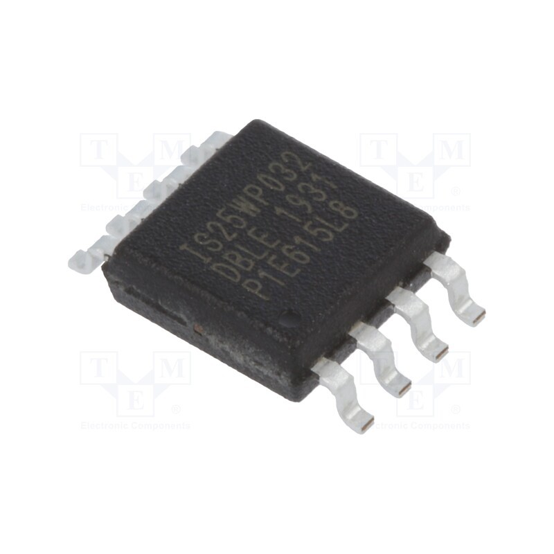 10 pcs : IS25WP032D-JBLE - IC: FLASH memory, 32MbFLASH, DTR,QPI,SPI, 133MHz, 1.65÷1.95V, SO8