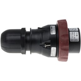1 pcs - Scame IP66 Red Cable Mount 3P + N + E Power Connector Plug ATEX, IECEx, Rated At 32A, 346 - 415 V