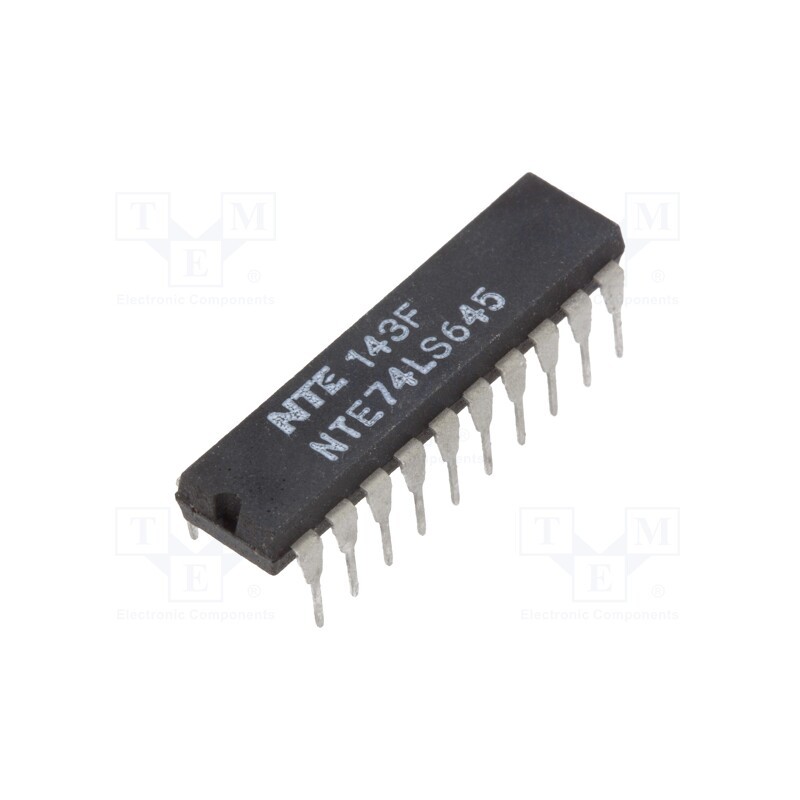 10 pcs : NTE74LS645 - IC: digital, bus transceiver, Ch: 8, TTL, THT, DIP20, OUT: 3-state