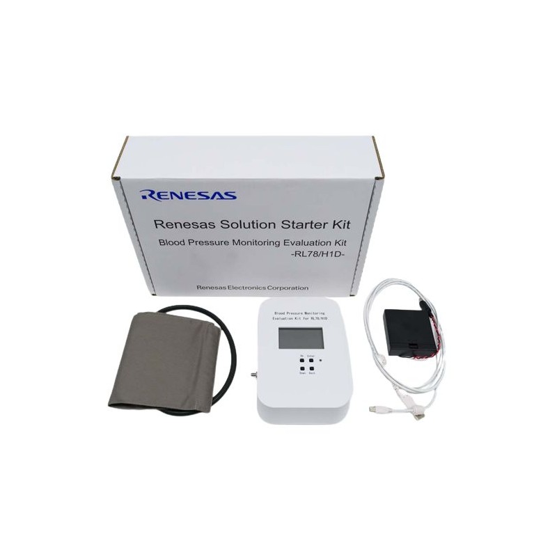 1 pcs - Renesas Electronics Blood Pressure Monitoring Evaluation Kit for RL78/H1D Pressure Sensor Evaluation Kit RL78/H1D