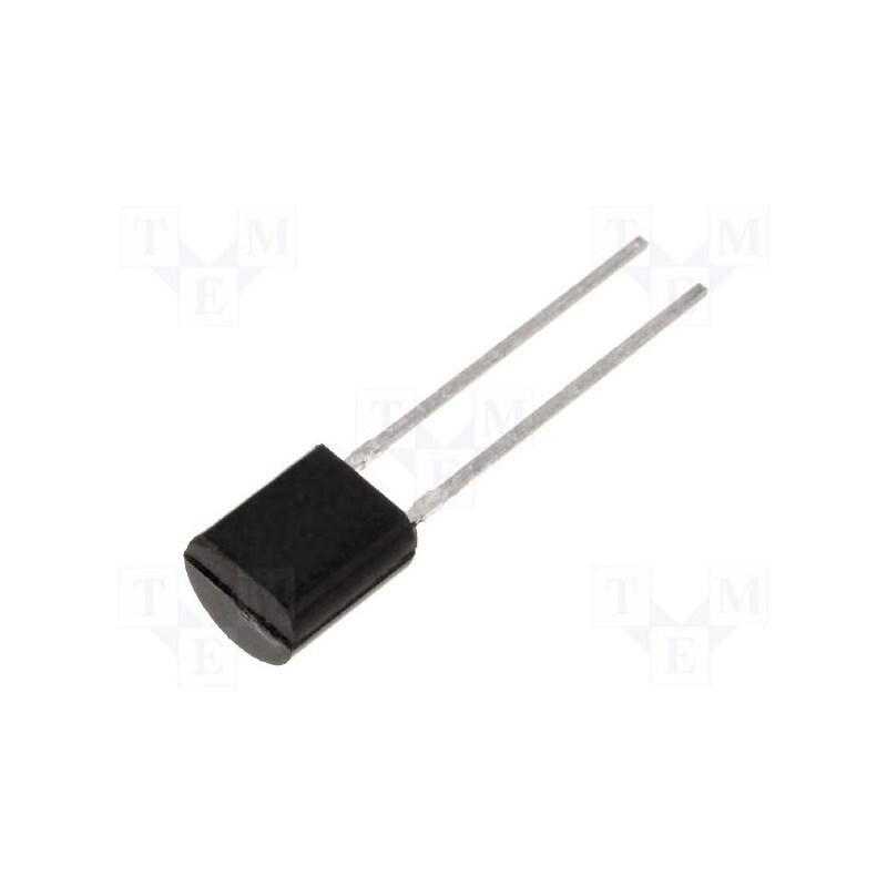 10 pcs : KTY81/222,112 - IC: temperature sensor, -55÷150°C, SOD70, THT, 2kΩ